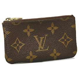 Louis Vuitton-Pochette à monnaie Louis Vuitton Monogram Pochette Cles marron-Marron