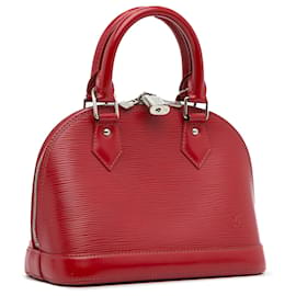 Louis Vuitton-Bolso satchel Louis Vuitton Epi Alma BB rojo-Roja