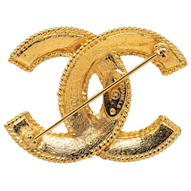 Chanel-Spilla Chanel CC in oro-D'oro