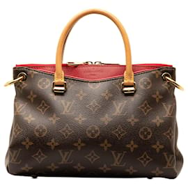 Louis Vuitton-Bolso satchel Pallas BB con monograma Louis Vuitton marrón-Castaño