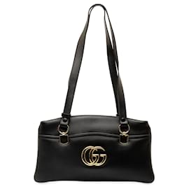 Gucci-Black Gucci Large Arli Shoulder Bag-Black