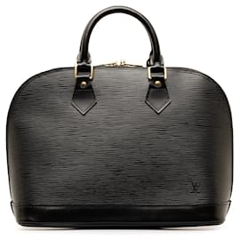 Louis Vuitton-Bolso Louis Vuitton Epi Alma PM negro-Negro