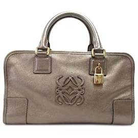 Loewe-Brown LOEWE Leather Amazona 28 handbag-Brown