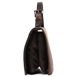 Prada-PRADA Handbags silk brown cleo-Brown