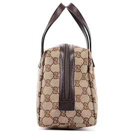 Gucci-GUCCI Bowling bags Leather Beige Jackie-Beige
