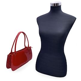 Autre Marque-Lei di Lancetti Vintage Red Patent Leather Shoulder Bag-Red
