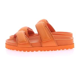 Autre Marque-GIA X PERNILLE TEISBAEK  Sandals T.eu 36.5 leather-Orange