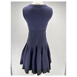 Alaïa-ALAIA  Dresses T.fr 42 Wool-Blue