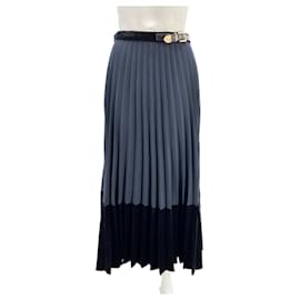 Sandro-SANDRO  Skirts T.International M Polyester-Blue