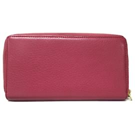 Gucci-Gucci Red Soho Leder lange Brieftasche-Rot