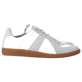 Maison Martin Margiela Maison Margiela Réplica de tênis em couro branco Branco