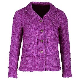 Chanel 2021 Jacket in Purple Tweed Purple