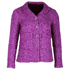 Chanel-Chanel 2021 Jacket in Purple Tweed-Purple
