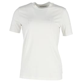 Acne-T-shirt à col rond Acne Studios en coton blanc-Blanc