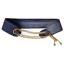 Yves Saint Laurent YSL Vintage Blauer Gürtel Blau