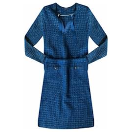 Chanel-Paris / Cosmopolite Shimmer Lounge Suit-Navy blue