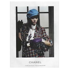 Chanel-Chaqueta de tweed con detalle de joya de París / Mónaco.-Multicolor