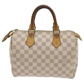 Louis Vuitton-Louis Vuitton Damier Azur Speedy 25 Hand Bag N41534 Auth LV 68756-Autre