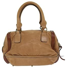Chloé-Chloe Shoulder Bag Leather Beige Auth bs12875-Beige