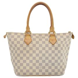 Louis Vuitton-LOUIS VUITTON Damier Azur Saleya PM Tote Bag N51186 LV Auth 65333-Other