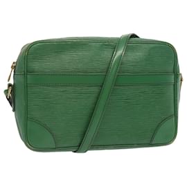 Louis Vuitton-LOUIS VUITTON Epi Trocadero 27 Shoulder Bag Green M52314 LV Auth 68499-Green