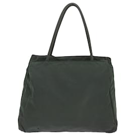 Prada-PRADA Tote Bag Nylon Vert Authentique 68622-Vert