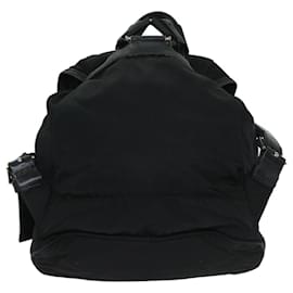 Prada-PRADA Backpack Nylon Black Auth yk10964-Black