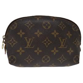 Louis Vuitton-Estuche cosmético M con monograma Pochette Cosmetic PM de LOUIS VUITTON47515 LV Auth 68833-Monograma
