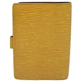 Louis Vuitton-LOUIS VUITTON Epi Agenda PM Day Planner Cover Yellow R20059 Autenticação de LV 69165-Amarelo