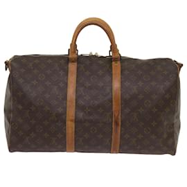 Louis Vuitton-Louis Vuitton Monograma Keepall Bandouliere 50 Boston Bag M41416 LV Auth ki4057-Monograma