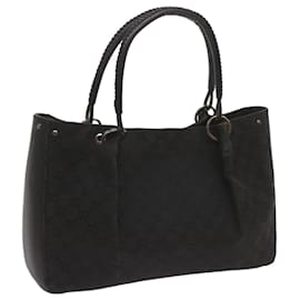 Gucci-gucci sac cabas en toile GG noir 115015 auth 68569-Noir