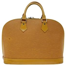 Louis Vuitton-LOUIS VUITTON Epi Alma Hand Bag Tassili Yellow M52149 LV Auth ai774-Other