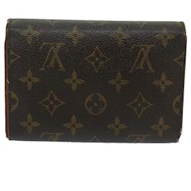 Louis Vuitton-LOUIS VUITTON Monogram Porte Tresor Etui chequier Wallet M61200 LV Auth 68831-Monogram