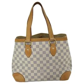 Louis Vuitton-LOUIS VUITTON Damier Azur Hampstead MM Tote Bag N51206 LV Auth ep3281-Other