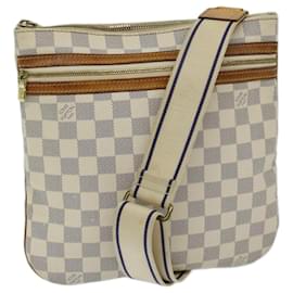 Louis Vuitton-LOUIS VUITTON Damier Azur Pochette Bosphore Shoulder Bag N51112 LV Auth ki4224-Other