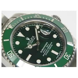 Rolex-ROLEX Submariner date green Dial 116610LV Mens-Silvery