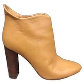 Chloé-Chloé ankle boots size 39-Mustard