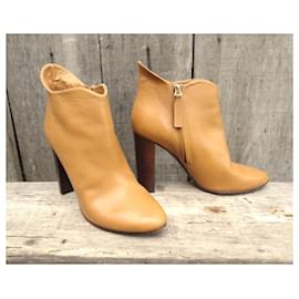 Chloé-Chloé ankle boots size 39-Mustard