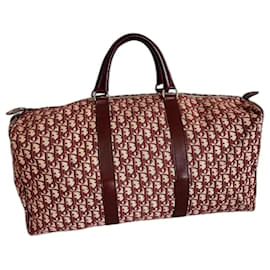 Dior-Travel bag-Beige,Dark red