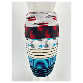Prada-PRADA  Skirts T.it 40 cotton-Multiple colors