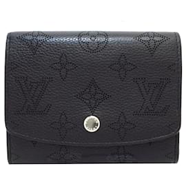 Louis Vuitton-Louis Vuitton Black Monogram Mahina Iris Wallet-Black