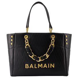1945 Borsa a tracolla - Balmain - Pelle - Nera Nero