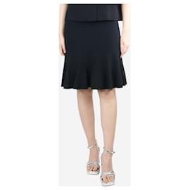 Alaïa-Black midi ruffle skirt - size L-Black