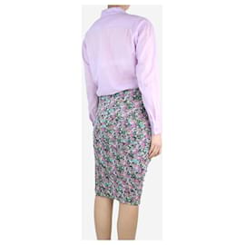 Issey Miyake-Chemise à poche lilas - taille M-Violet