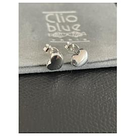Clio Blue-Earrings-Silvery