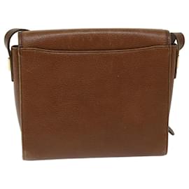 Autre Marque-Burberrys Shoulder Bag Leather Brown Auth ac2838-Brown