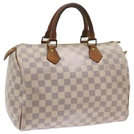 Louis Vuitton-Louis Vuitton Damier Azur Speedy 30 Handtasche N.41533 LV Auth 68757-Andere