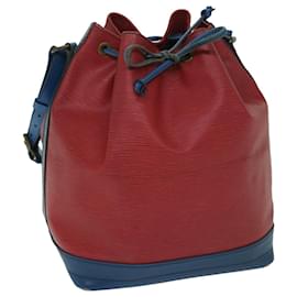 Louis Vuitton-Bolsa de ombro LOUIS VUITTON Epi Noe bicolor vermelho azul M44084 Autenticação de LV 68539-Vermelho,Azul