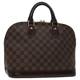 Louis Vuitton-LOUIS VUITTON Damier Ebene Alma Hand Bag N51131 LV Auth 68735-Other