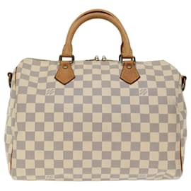 Louis Vuitton-LOUIS VUITTON Damier Azur Speedy Bandouliere 30 2Weg Handtasche N.41052 Auth 68549-Andere